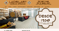 Desktop Screenshot of ladrilart.com.br