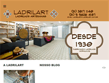 Tablet Screenshot of ladrilart.com.br